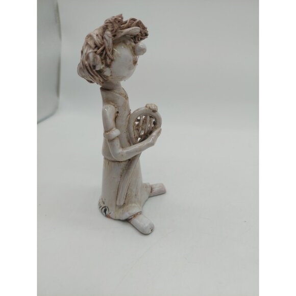 Dino Bencini Italy Art Sculpture Signed Figurine Tennis Player 5” - Picture 6 of 9